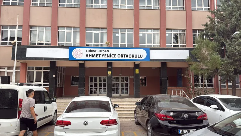 Ahmet Yenice Ortaokulu Okul ışıklı tabelası — Keşan Reklam Tabela
