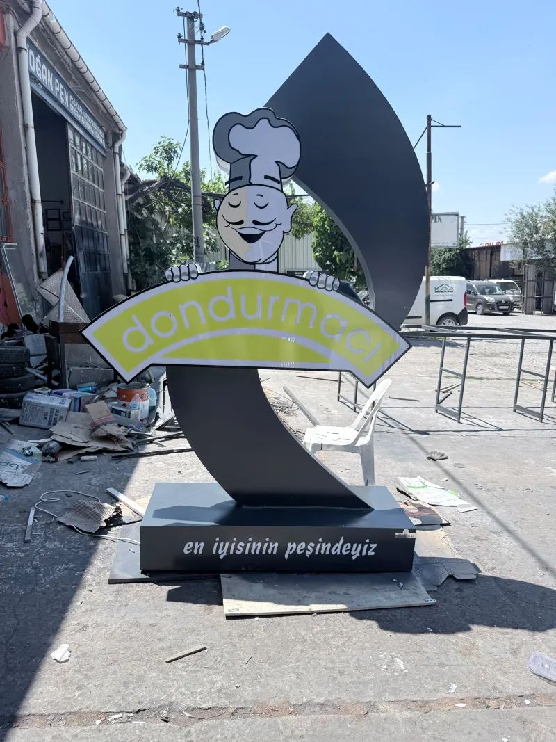 İlke Işıklı kutu harf logo — Keşan Reklam Tabela
